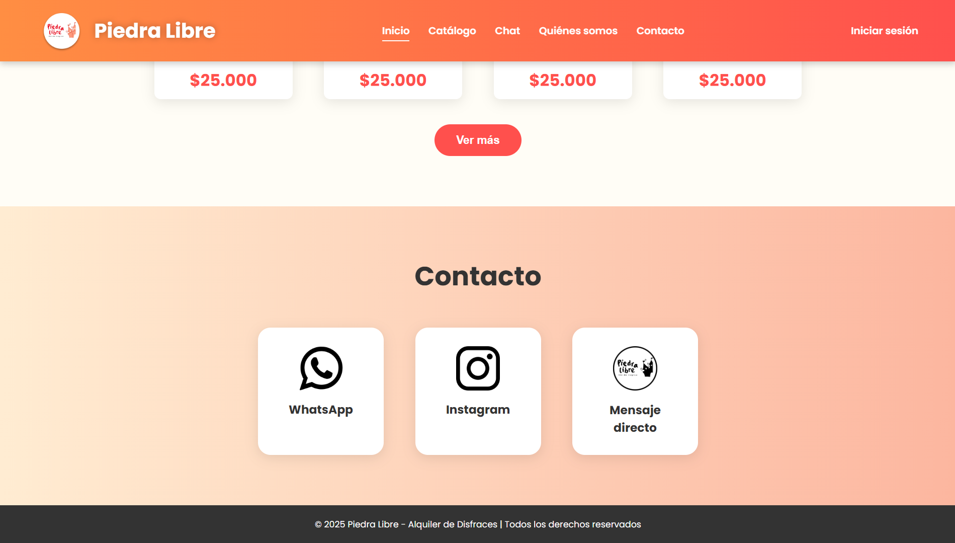 Piedra Libre web